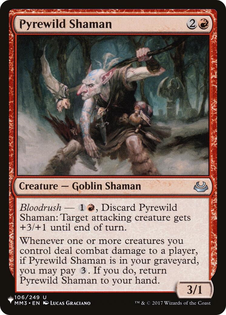 Pyrewild Shaman (106) [LIST] - MTG Single