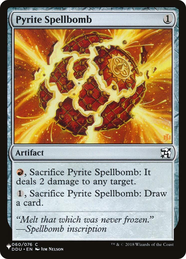 Pyrite Spellbomb (60) [LIST] - MTG Single