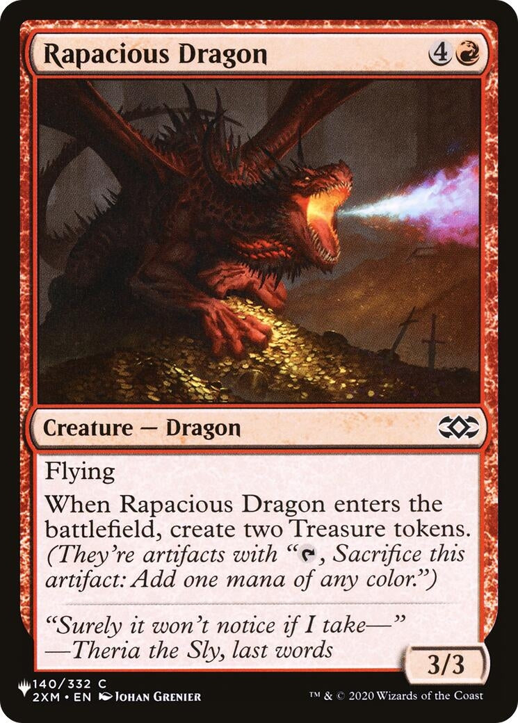 Rapacious Dragon (140) [LIST] - MTG Single