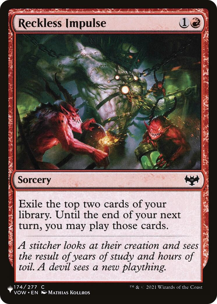 Reckless Impulse (174) [LIST] - MTG Single