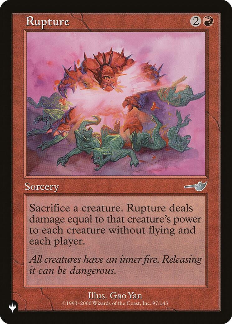 Rupture (97) [LIST] - MTG Single