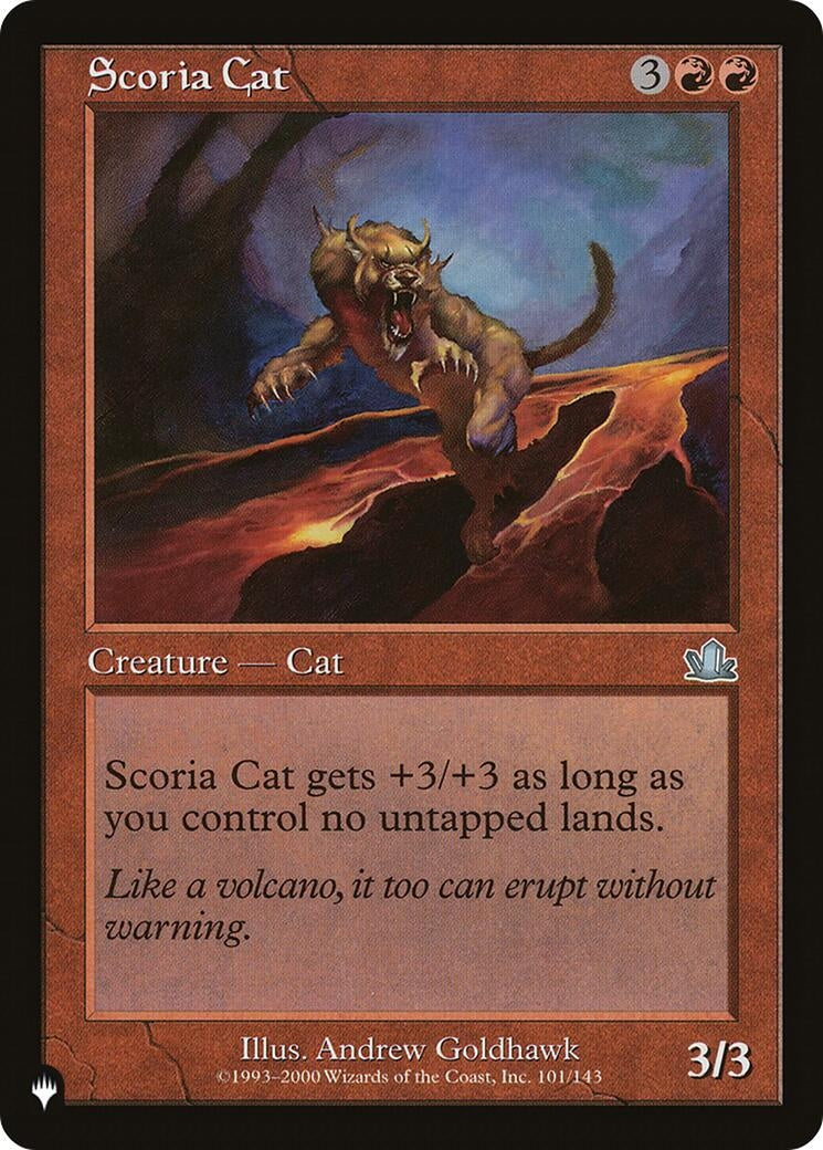 Scoria Cat (101) [LIST] - MTG Single