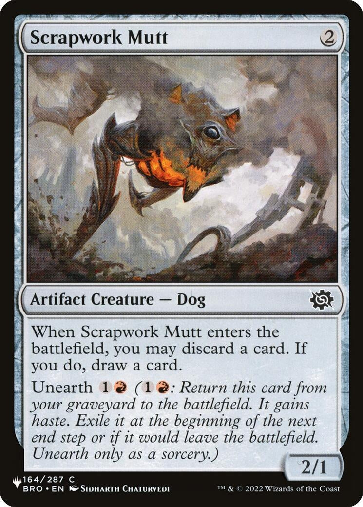 Scrapwork Mutt (164) [LIST] - MTG Single