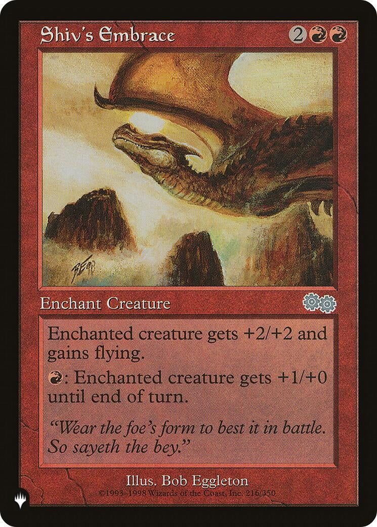 Shiv’s Embrace (216) [LIST] - MTG Single