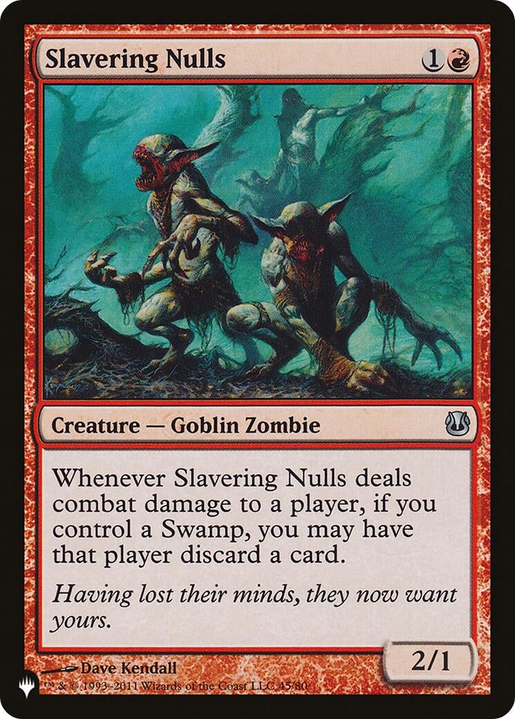 Slavering Nulls (45) [LIST] - MTG Single
