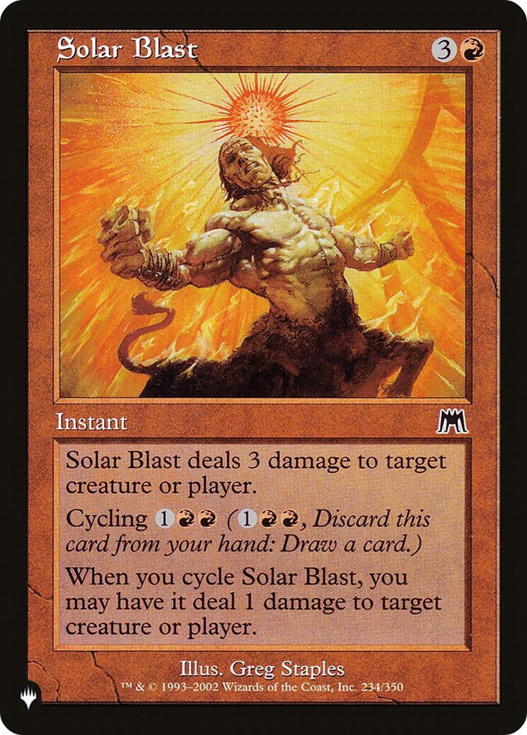 Solar Blast (234) [LIST] - MTG Single