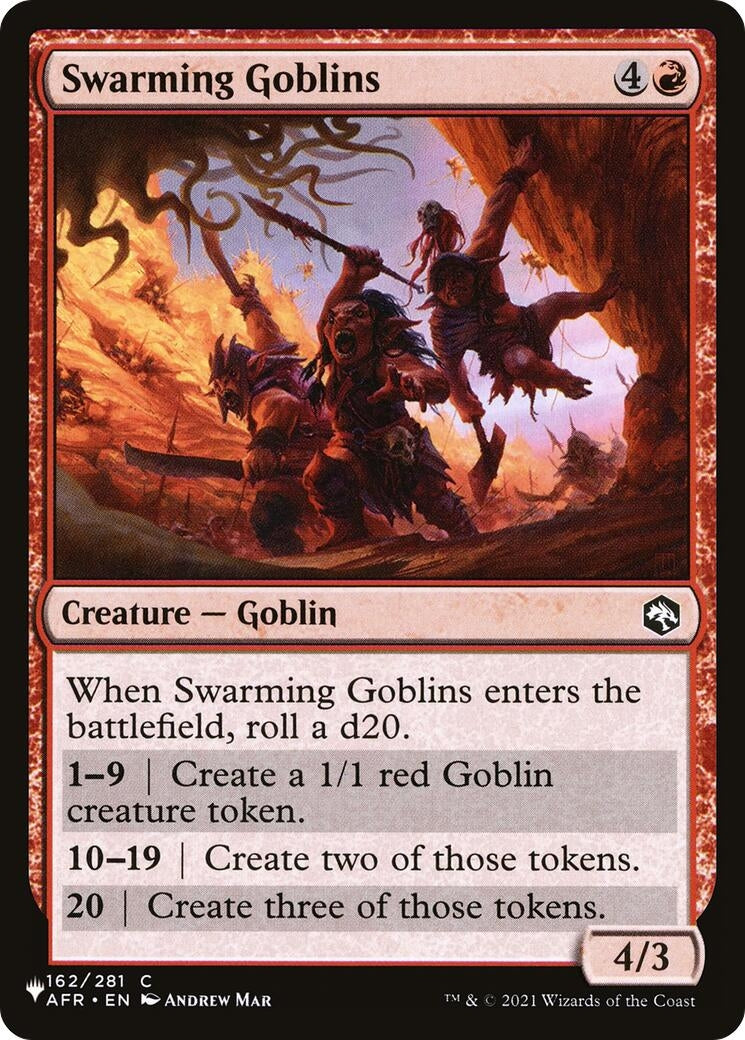 Swarming Goblins (162) [LIST] - MTG Single