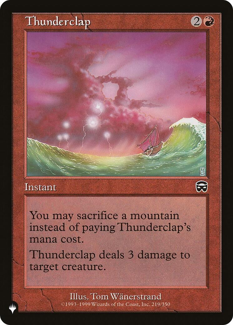 Thunderclap (219) [LIST] - MTG Single