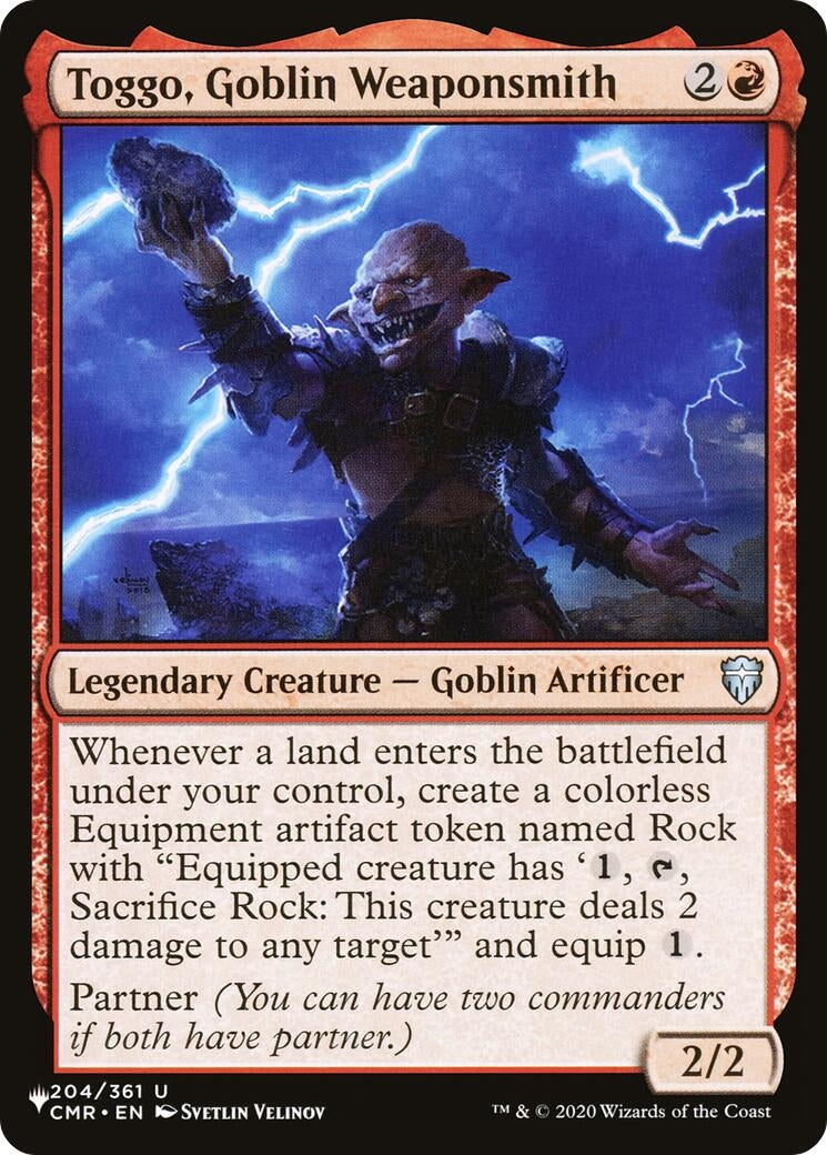Toggo Goblin Weaponsmith (204) [LIST] - MTG Single
