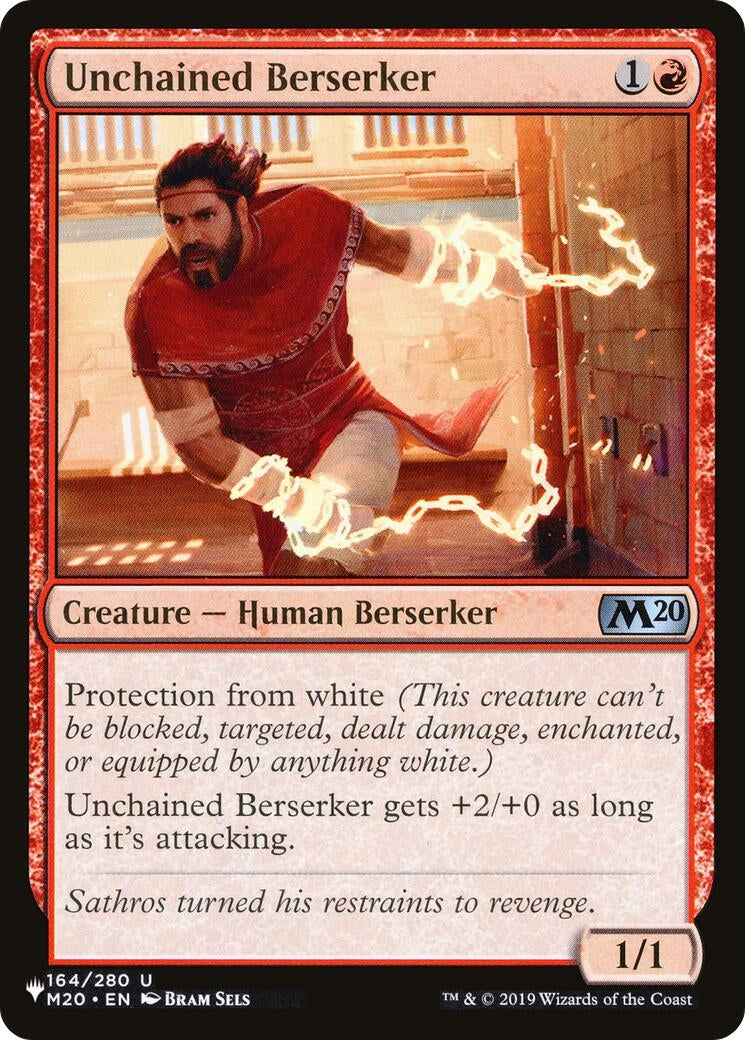 Unchained Berserker (164) [LIST] - MTG Single