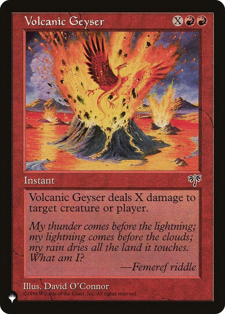 Volcanic Geyser [LIST] - MTG Single