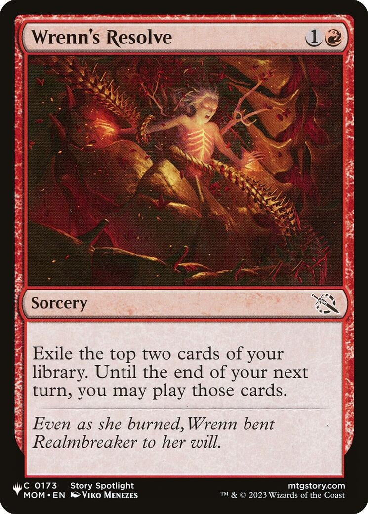 Wrenn’s Resolve (173) [LIST] - MTG Single