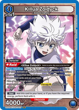 Killua Zoldyck (019) (21019) [UE02BT] - Union Arena Single