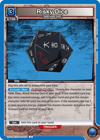 Risky Dice (027) (21027) [UE02BT] - Union Arena Single