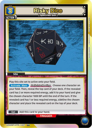 Risky Dice (027) (U*) (21027) [UE02BT] - Union Arena Single