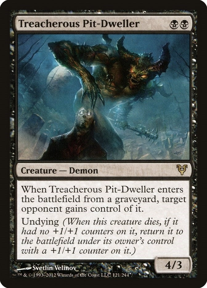 Treacherous Pit-Dweller (121) [AVR] - MTG Single