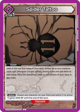 Spider Tattoo (21064) [UE02BT] - Union Arena Single