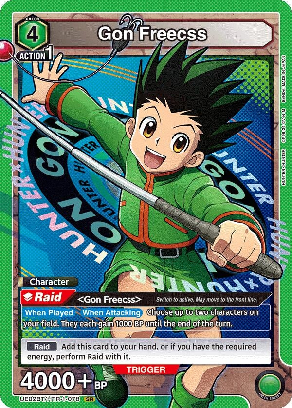 Gon Freecss (078) (21078) [UE02BT] - Union Arena Single