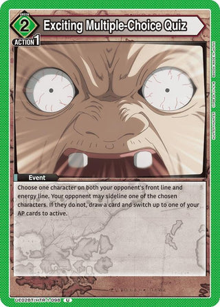 Exciting Multiple-Choice Quiz (21098) [UE02BT] - Union Arena Single