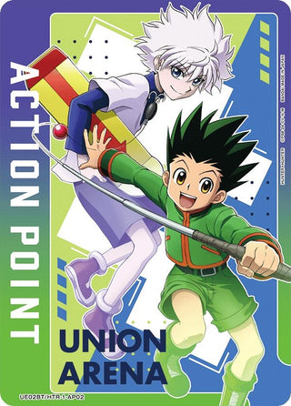 Action Point Card (AP02) (Killua Zoldyck/Gon Freecss) (2102) [UE02BT] - Union Arena Single