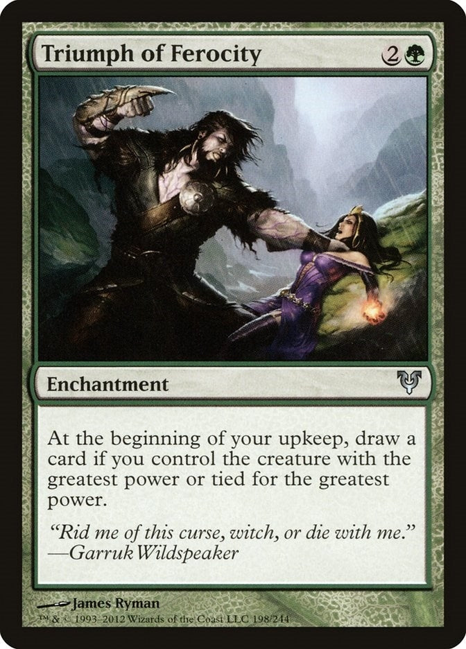 Triumph of Ferocity (198) [AVR] - MTG Single
