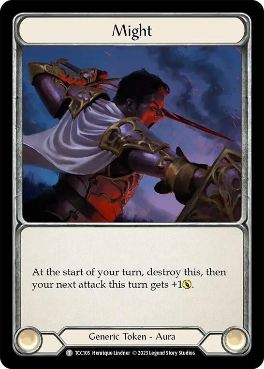 Might (Blue) // Vigor (0) [TCC] - Flesh and Blood TCG Single