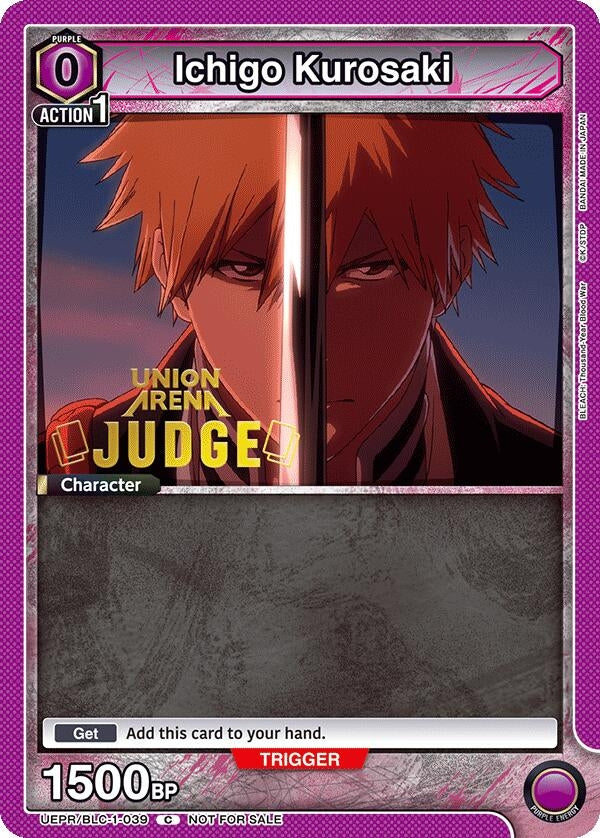 Ichigo Kurosaki (039) (Judge Pack) (1039) [UEPR] - Union Arena Single