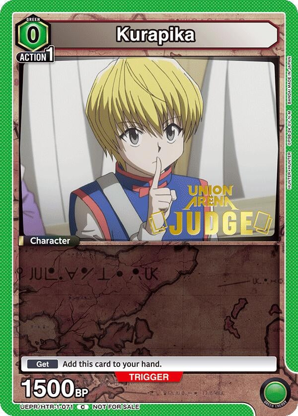 Kurapika (071) (Judge Pack) (1071) [UEPR] - Union Arena Single