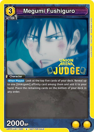 Megumi Fushiguro (Judge Pack) (1020) [UEPR] - Union Arena Single