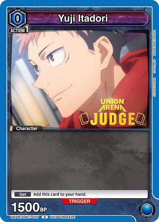 Yuji Itadori (Judge Pack) (1037) [UEPR] - Union Arena Single