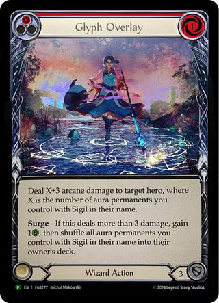 Glyph Overlay (Red) (277) [PR] - Flesh and Blood TCG Single
