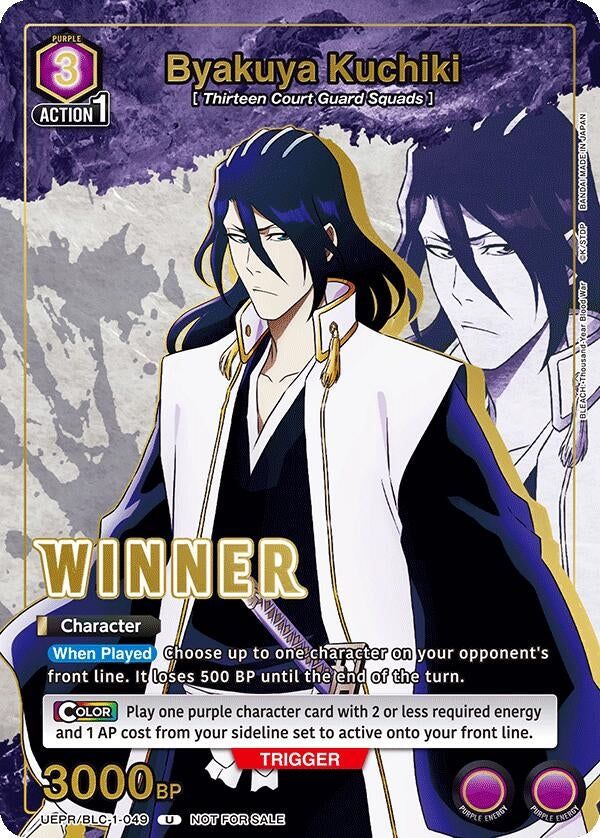 Byakuya Kuchiki (049) (Winner) (1049) [UEPR] - Union Arena Single