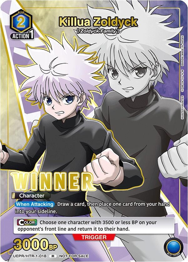 Killua Zoldyck (018) (Winner) (1018) [UEPR] - Union Arena Single