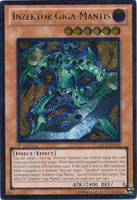 Inzektor Giga-Mantis (UTR) (21) (ORCS) - YuGiOh Single