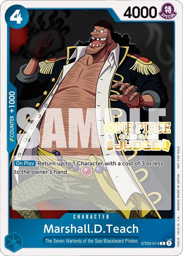 Marshall.D.Teach (Judge Pack Vol. 4) (3014) (OP-PR) - One Piece Card Game Single