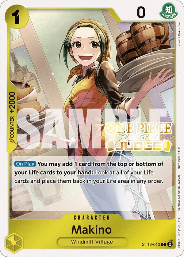 Makino (Judge Pack Vol. 4) (13012) (OP-PR) - One Piece Card Game Single