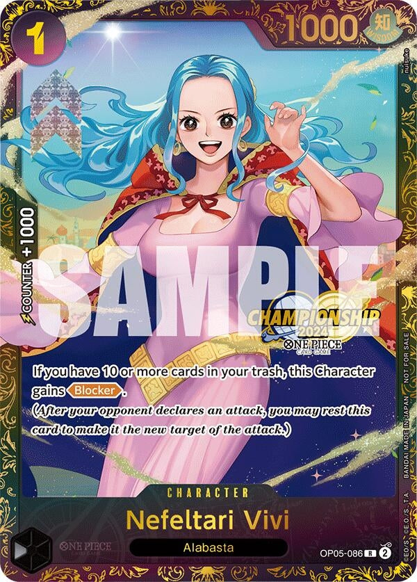 Nefeltari Vivi (October Championship 2024 Store Regionals) (5086) (OP-PR) - One Piece Card Game Single