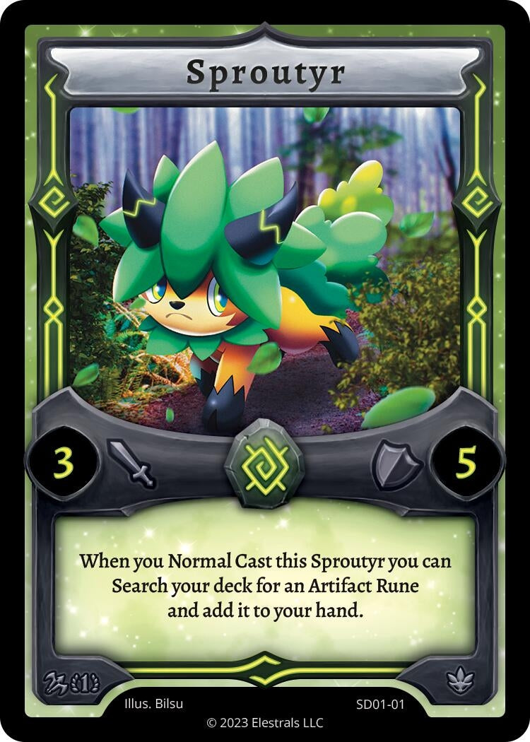 Image for Sproutyr (SD01-01) (Centaurbor Starter Deck [First Edition]) - Elestrals