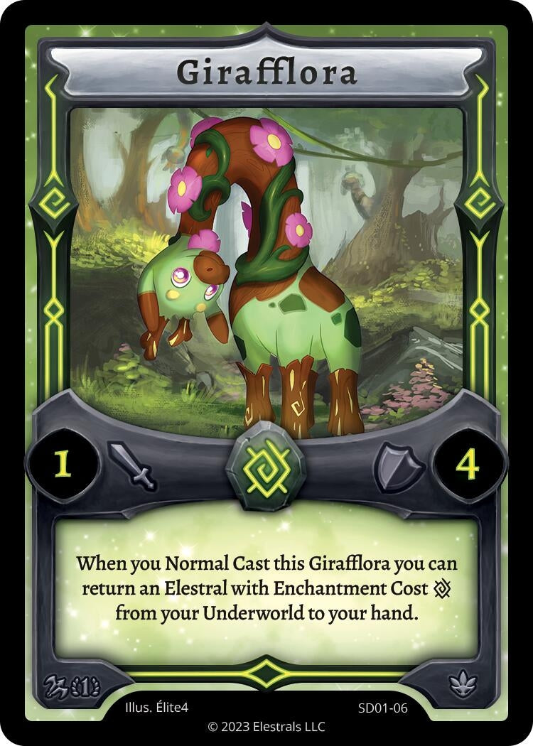 Image for Girafflora (SD01-06) (Centaurbor Starter Deck [First Edition]) - Elestrals