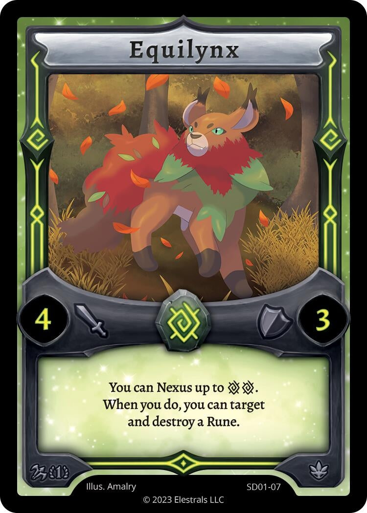 Image for Equilynx (SD01-07) (Centaurbor Starter Deck [First Edition]) - Elestrals