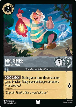 Mr. Smee - Steadfast Mate (175) (6) - Disney Lorcana Single