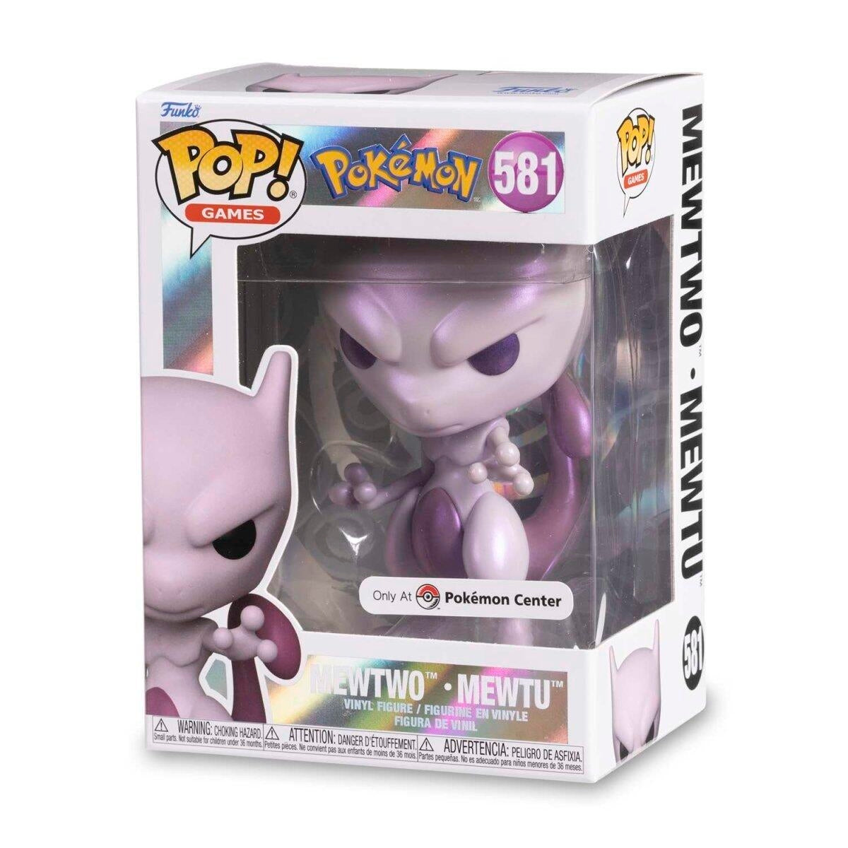 Pokemon: Mewtwo (Pokemon Center Exclusive) (581) [POP!] - Funko Sealed