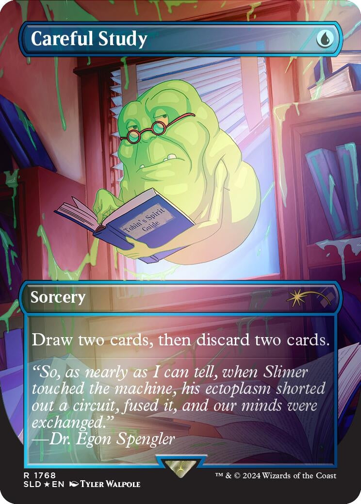Careful Study (Rainbow Foil) (1768) [SLD] - MTG Single