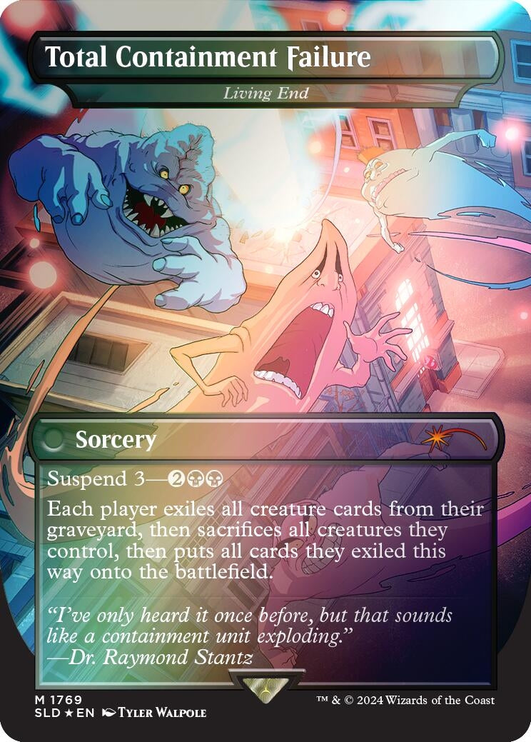 Total Containment Failure - Living End (Rainbow Foil) (1769) [SLD] - MTG Single