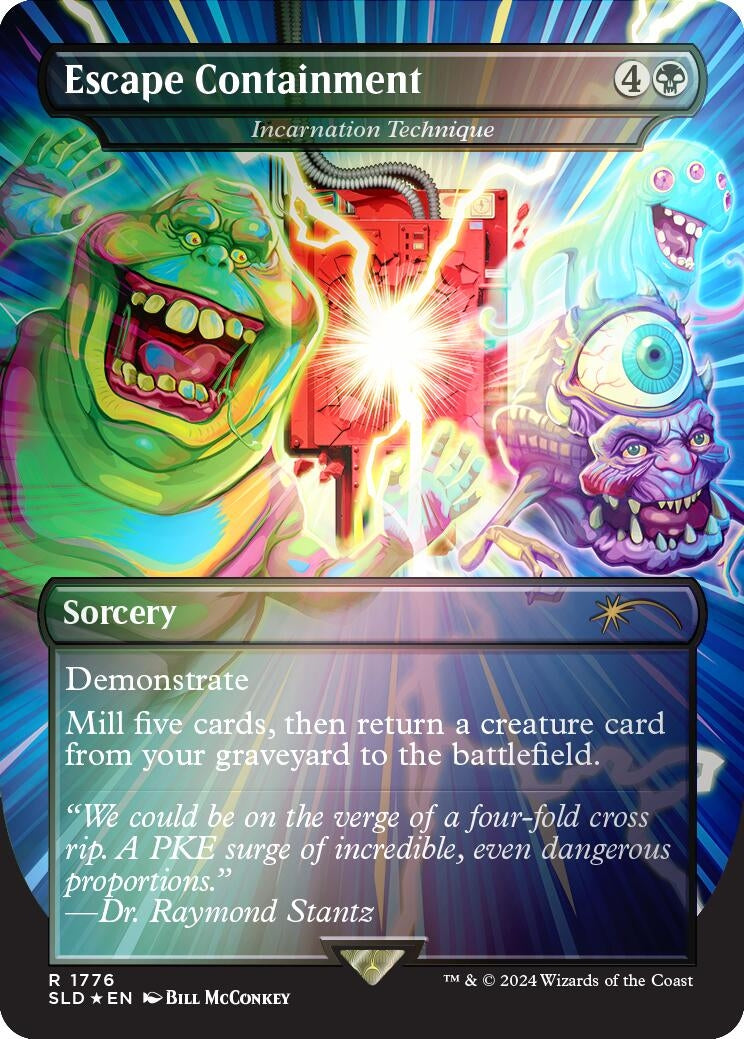 Escape Containment - Incarnation Technique (Rainbow Foil) (1776) [SLD] - MTG Single