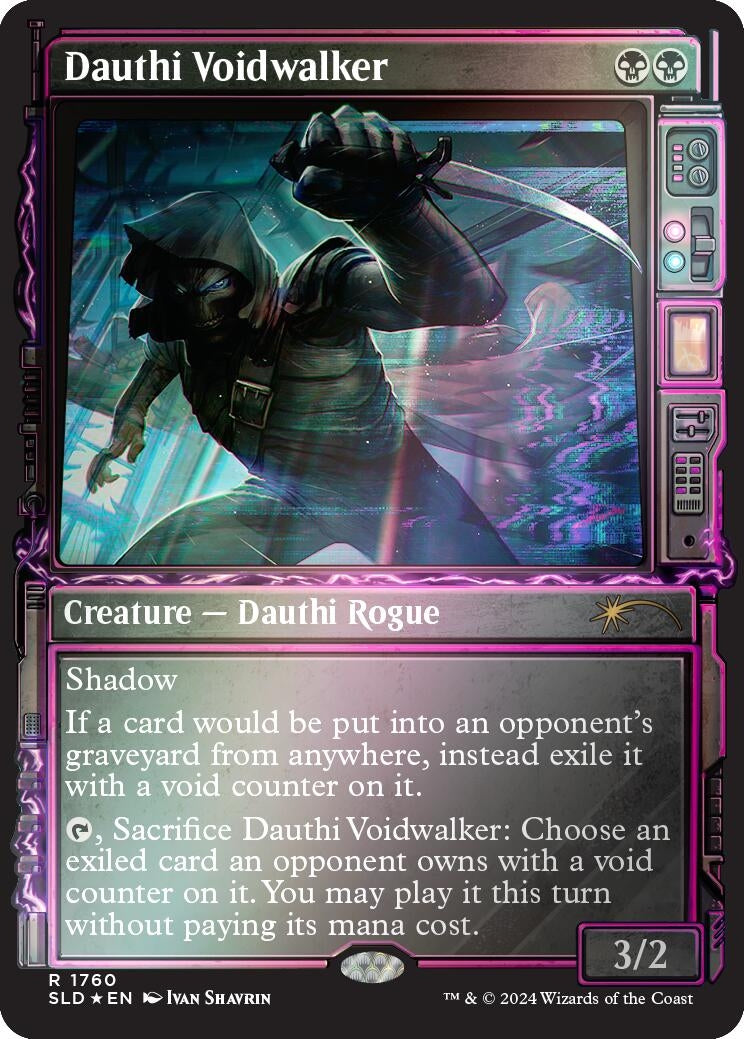 Dauthi Voidwalker (Rainbow Foil) (1760) [SLD] - MTG Single