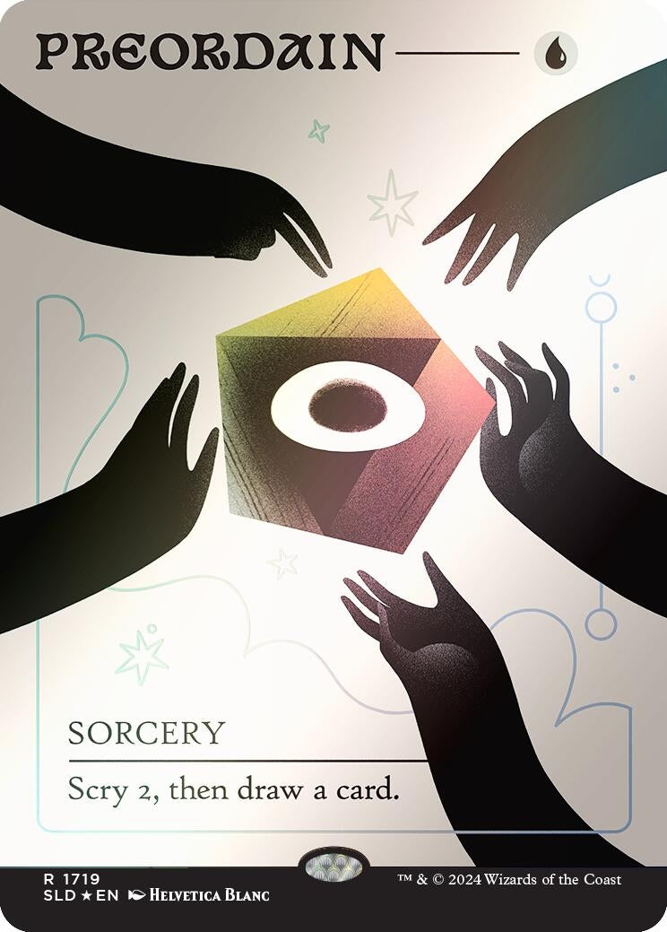 Preordain (1719) (Rainbow Foil) (1719) [SLD] - MTG Single