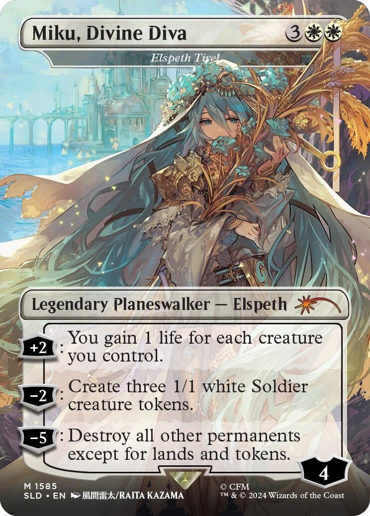 Miku Divine Diva - Elspeth Tirel (1585) [SLD] - MTG Single