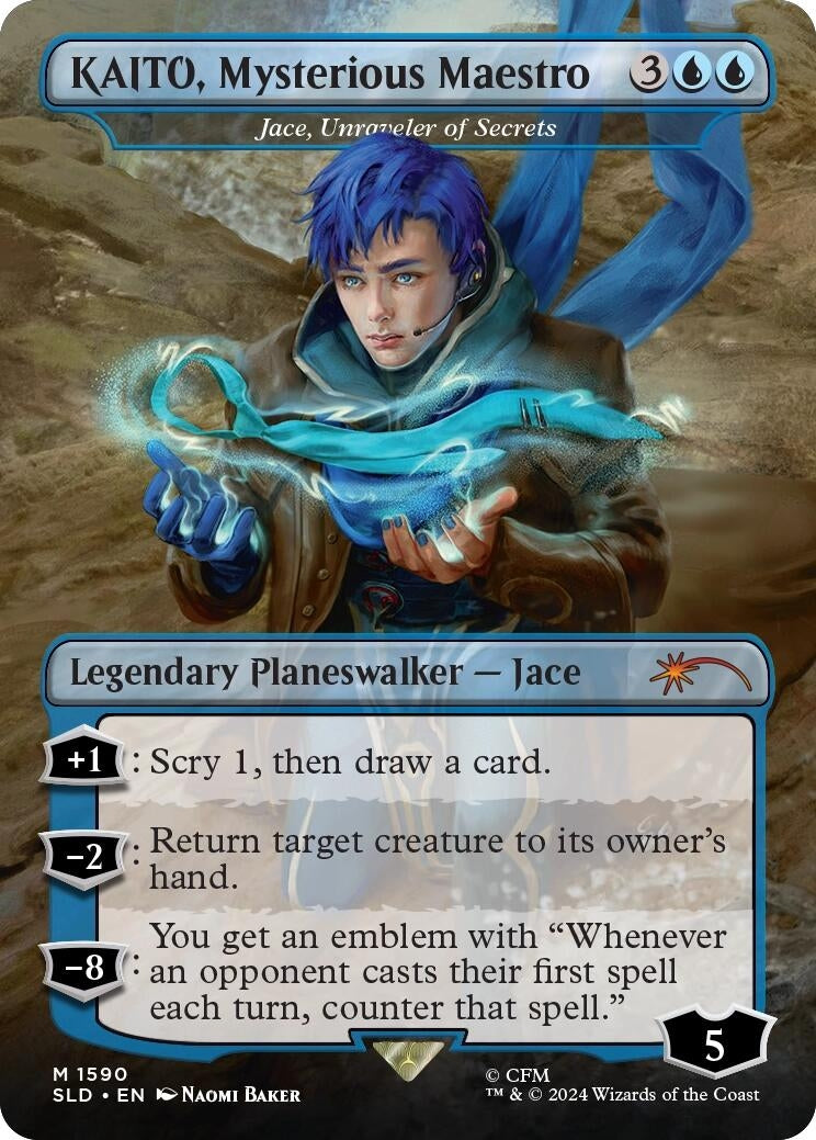 KAITO Mysterious Maestro - Jace Unraveler of Secrets (1590) [SLD] - MTG Single
