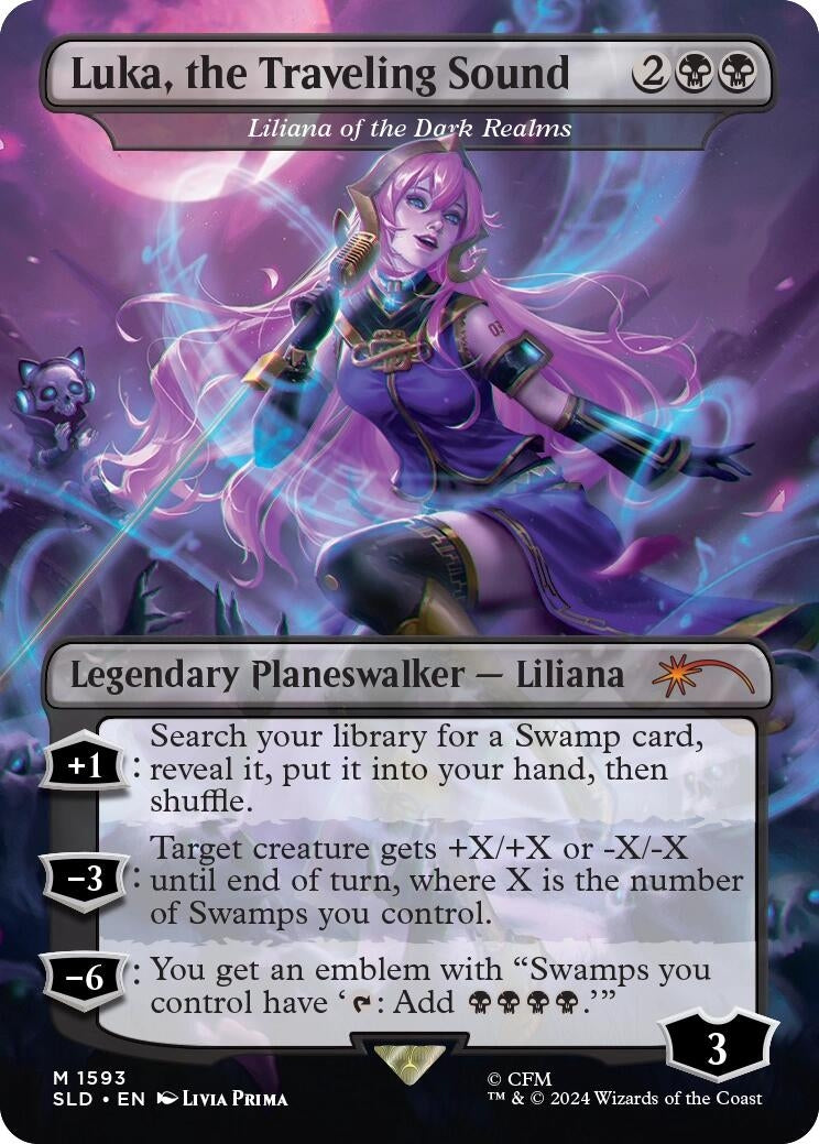 Luka the Traveling Sound - Liliana of the Dark Realms (1593) [SLD] - MTG Single
